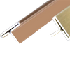 SS201 304 T-förmige Fliesenkanten-Randleiste aus Edelstahl, buntes dekoratives Metall